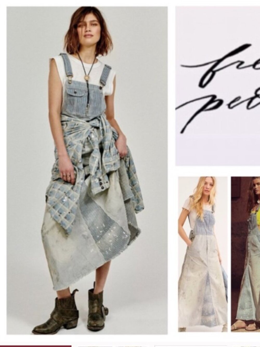 We the Free Heritage Distressed Skirtall Small - Picture 3 of 11